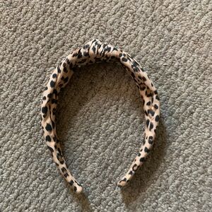 JCrew Leopard Print Headband